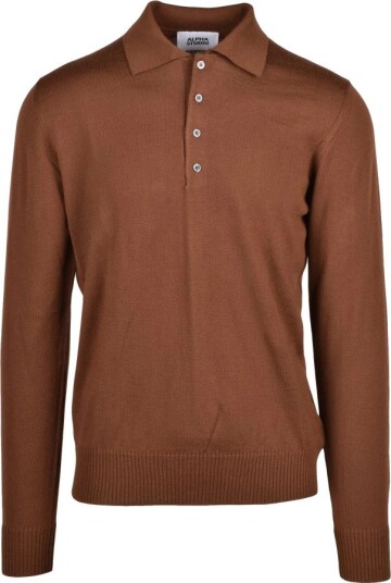 Alpha Studio Herre Topper Brun L,