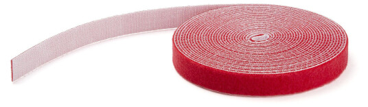 STARTECH 25FT. HOOK AND LOOP ROLL - RED - RESUABLE ACCS