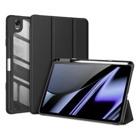 Dux Ducis Nettbrettetui Dux Ducis Toby Armored Flip Smart Etui For Oppo Pad Med Stylusholder Svart Dux Ducis Nettbrettetui Dux Ducis Toby Armored Flip Smart Etui For Oppo Pad Med Stylusholder Svart