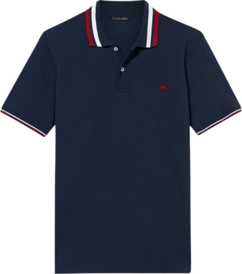 Brooks Brothers Herre Topper Blå 2XL,