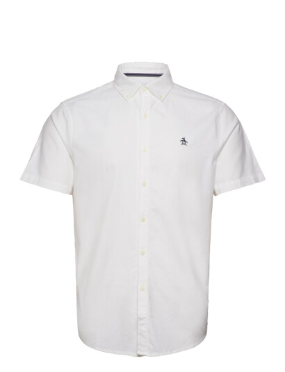 Original Penguin Ss Oxford Strtch No - White - XL