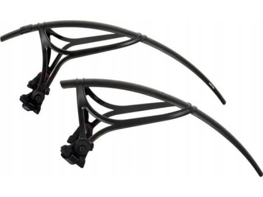 ZÉFAL Mudguard Shield R35 Set 700c Black Specially designed for road bikes, the  mudguard Shield R35 will protect you  from splashes in wet we, Technopolymer,