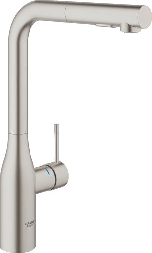 Grohe Essence blandebatteri med L-kran og uttrekkbar hånddusj (krom) Grohe Essence blandebatteri med L-kran og uttrekkbar hånddusj (krom)