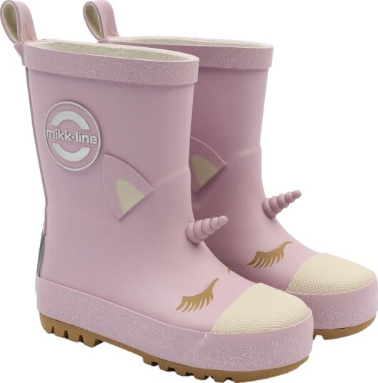 Mikk-Line 3D Gummistøvler Unicorn Rosa 25