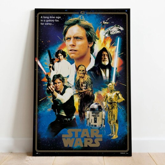 Star Wars Plakat Anniversary Heroes - 91,5 x 61 cm Star Wars Plakat Anniversary Heroes - 91,5 x 61 cm