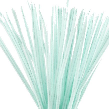 Piprensere 30 cm 6 mm Lys Turkis 50 stk