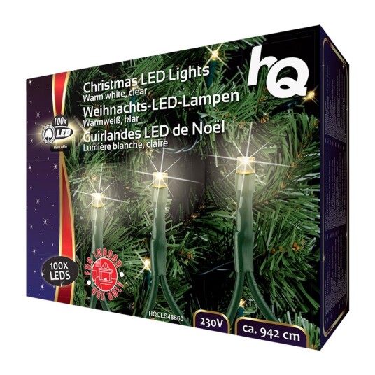 HQ CHRISTMAS LIGHT STRING 100 LED HQCLS48660