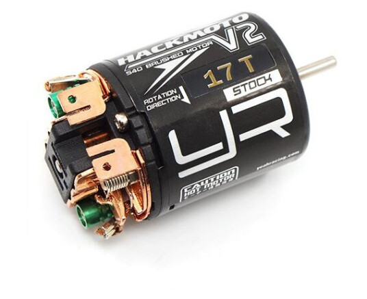 Yeah Racing MT 0018   Hackmoto V2 17T 540 Brushed Motor