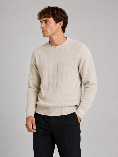 Clean Cut Copenhagen Bertil Cashmere Knit Beige S
