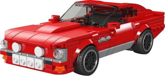 Mould King 27084 V8 Vantage Classic Sports Modellbil Byggesett Inkl. Utstillingsmonter 8+ År 365 Deler