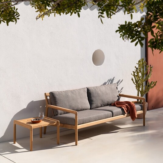 Ethnicraft Jack 2 seters sofa Teak/Mocha Ethnicraft Jack 2 seters sofa Teak/Mocha