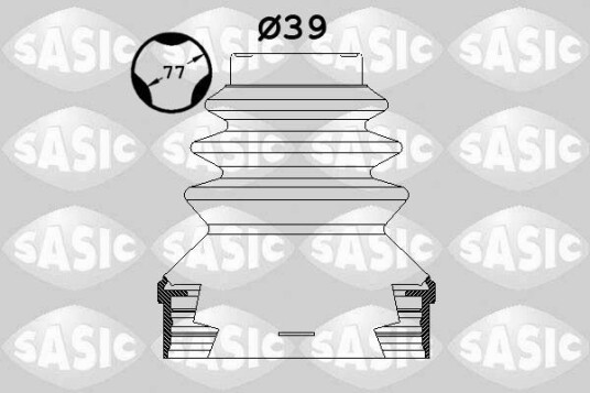 Sasic Mansjett drivaksel SASIC 1900002 Sasic Mansjett drivaksel SASIC 1900002