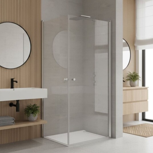 Alterna Pro Dusjhjørne Rett Krom / 90x90cm Klart Glass Alterna Pro Dusjhjørne Rett Krom / 90x90cm Klart Glass