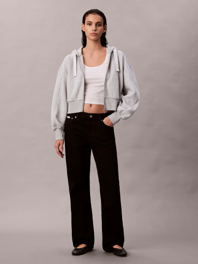 Calvin Klein 90s Straight Jeans Sort 25/REGULAR