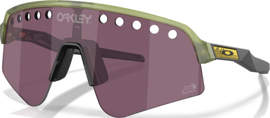 Oakley Sutro Lite Sweep TDF 2026 sykkelbriller herre matte translucent fern/PRIZM Road Black Oakley Sutro Lite Sweep TDF 2026 sykkelbriller herre matte translucent fern/PRIZM Road Black