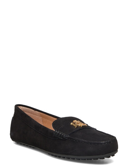 Lauren Ralph Lauren Barnsbury Suede Loafer - Black - 36