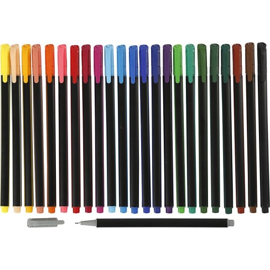 Colortime Fineliner Color 24-sett