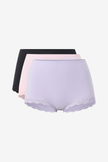 Ellos Collection   Boxershorts med høy midje 3 pakning   Rosa
