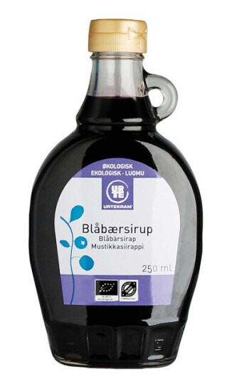 Urtekram Økologisk Blåbærsirup 250ml