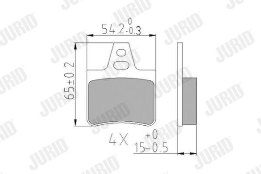 Bremseklosser JURID 571363J Bremseklosser JURID 571363J