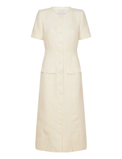 Love Lolina Stassie Midi Dress Cream S Love Lolina Stassie Midi Dress Cream S