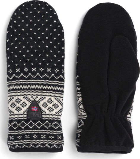 Dale of Norway Valløy Polar Mittens Black/Offwhite S Dale of Norway Valløy Polar Mittens Black/Offwhite S