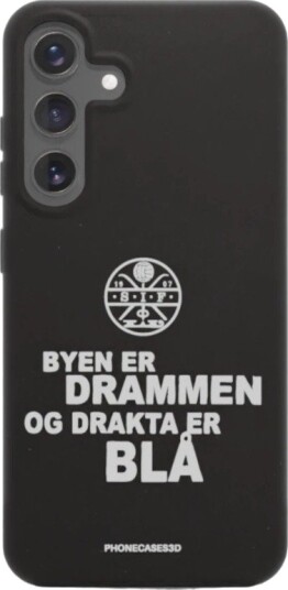 Phonecases3D Samsung Galaxy S25+ Strømsgodset komposterbart deksel, svart