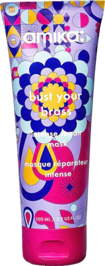 Amika Bust Your Brass Cool Blonde Intense Repair Mask 100 ml