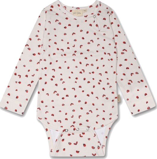 Dove Striper Wheat Placket SS Body (74 / 9 mnd)