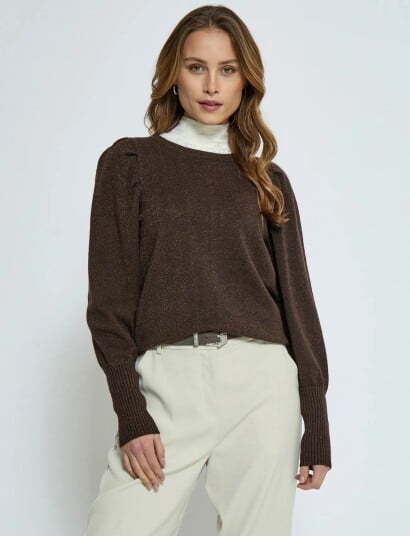 Peppercorn Anissa Pullover Brown M Peppercorn Anissa Pullover Brown M