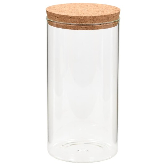 Glasskrukker med kork 6 stk 1400 ml 50841
