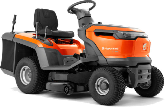 Hagetraktor Husqvarna TC 112 med oppsamler - - Batteritrimmer på kjøpet Hagetraktor Husqvarna TC 112 med oppsamler - - Batteritrimmer på kjøpet
