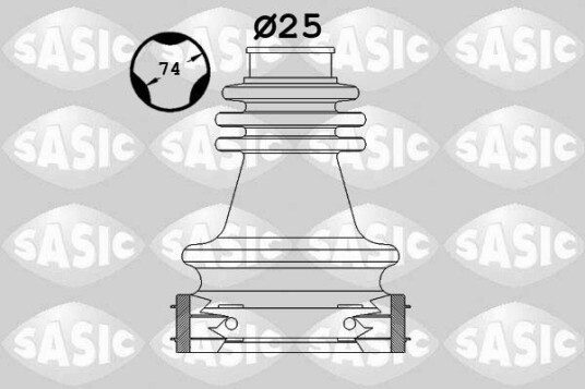 Sasic Mansjett drivaksel SASIC 1904048