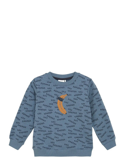 Minymo Sweatshirt Ls Aop Blue 110
