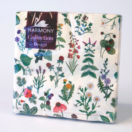 SERVIETTER 20 PK 33X33CM VILLE BLOMSTER