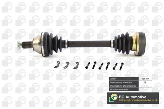 Bga Drivaksel BGA DS9627L Bga Drivaksel BGA DS9627L