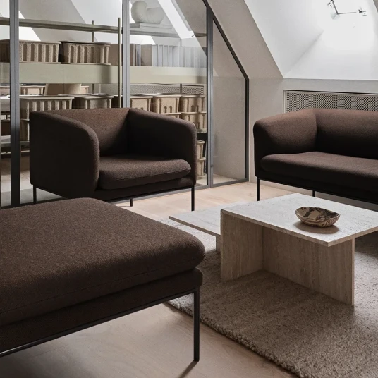 Ferm Living Sofa 2 Seters Turn Hallingdal Dark Brown