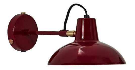 House Doctor Desk vegglampe 30x18 cm rød