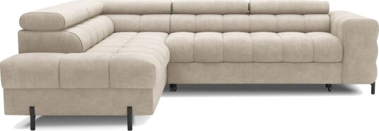 Hjørnesofa Eltap Ferucce 276x200x93 cm Aura 18 Beige Venstre