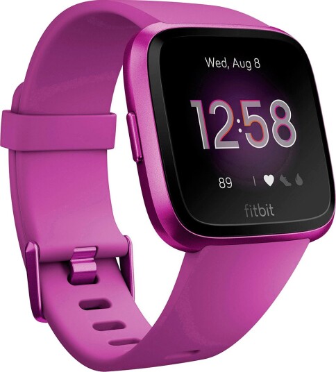 Fitbit Versa Lite Edition Klokke Mulberry/Aluminium