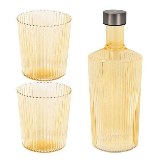 Paveau   Ribbed Elegance gaveeske Cable 3 deler gul