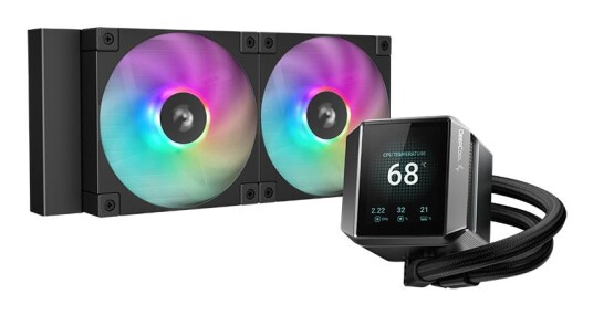 Deepcool Mystique 240 RGB Væskekjøler 12 cm Sort Deepcool Mystique 240 RGB Væskekjøler 12 cm Sort