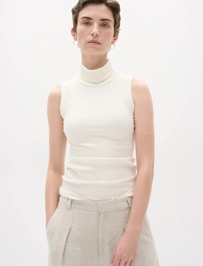 InWear Dagnaiw Rollneck Top   White   XXL