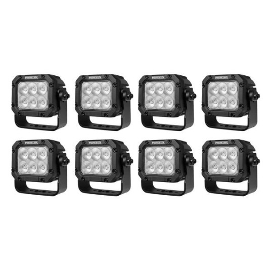 Arbeidslys PURELUX Square 60 HD Gen2   14 cm / 60W / Bred 8 stk