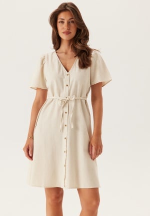 ONLY Onlvita Life Linen S/S SHORT D Pumice Stone L