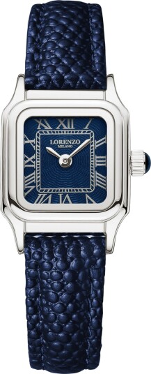 Lorenzo Vanessa Cuoio Argento Blu