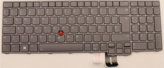 Lenovo Erstatningstastatur TrackPoint Bakbelyst Spansk 5N21F39329 5N21F39329 Lenovo Erstatningstastatur TrackPoint Bakbelyst Spansk 5N21F39329 5N21F39329