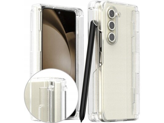 Araree Veske Nukin 360 Sam Z Fold5 F946 Transparent-/Klar Matt Ar20-01763C