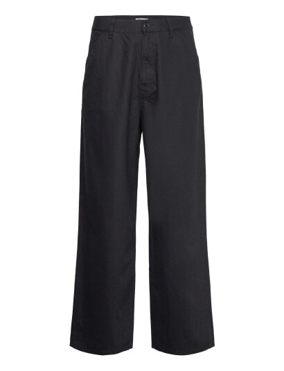 Weekday Astro Linen Blend Trousers - Black - 25