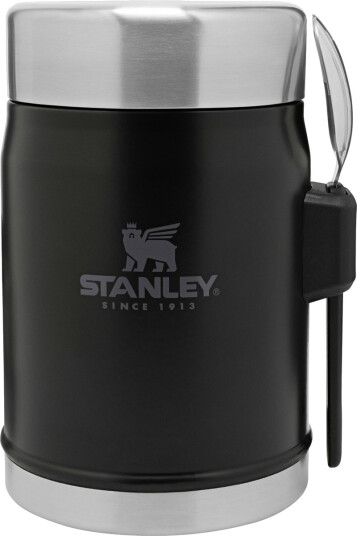 Stanley The Legendary Food Jar + Spork OneSize, Matte Black Stanley The Legendary Food Jar + Spork OneSize, Matte Black
